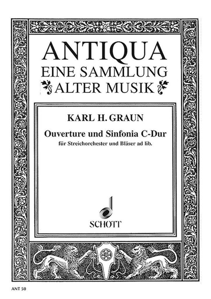 Overture and Sinfonia C major